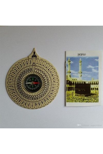 Watton Compass for Wallet Shaped Qibla Definition