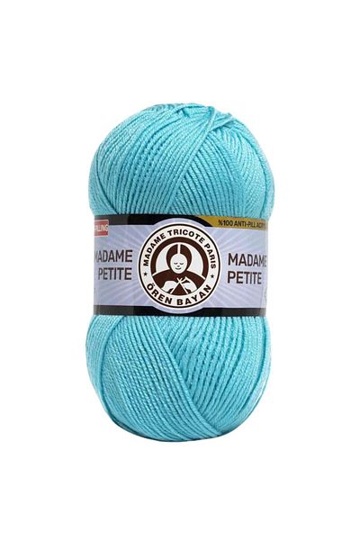 Ören Bayan Madame Petite Turquoise Knit Lanyard - (Color Code: 137)