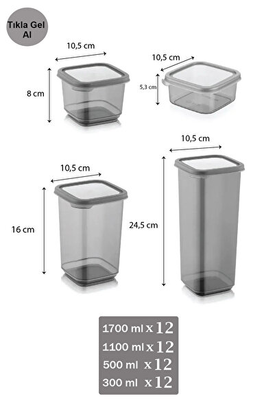 Home Hima 48-Piece 96-Piece Dowry Set - Food and Seasoning Pulses Container