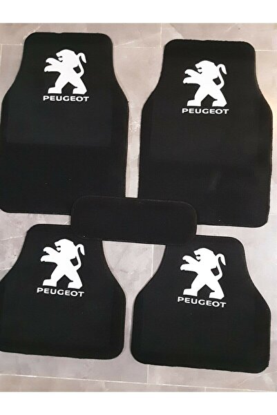 Genel Markalar 307 Logolu Siyah Halıfleks Paspas Seti