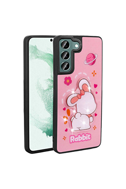 Hatreds Galaxy S22 Kılıf Parlayan Kabartmalı İkonik Figürlü Hatreds Silikon K...