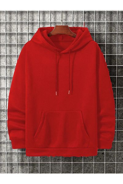 caddekombin Φούτερ με κουκούλα Unisex Oversize με τσέπη