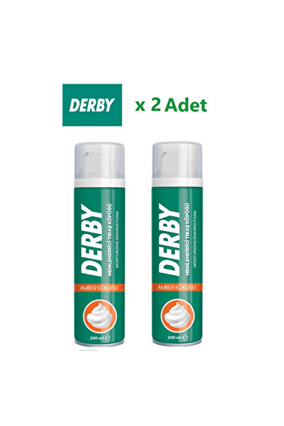 Derby Tıraş Köpüğü Amber Kokusu 200 ml X 2 Adet
