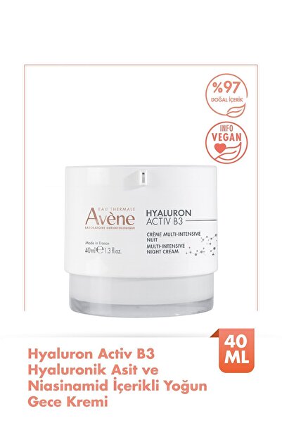 Avene Cildin Daha Pürüzsüz Olmasını Sağlayan Gözenek Sıkılaştırıcı GECE KREMİ 40 ML D.Center1383