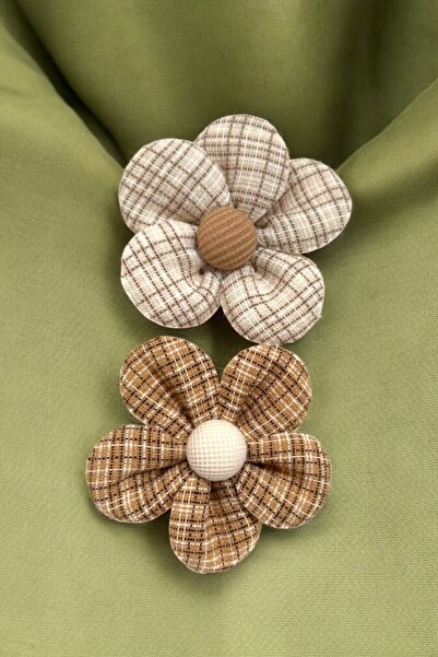 MUTENA 2 Τεμάχια Λουλουδάτο Λαστιχένιο Κορδόνι με Πόρπη - Κοριτσίστικο Λουλου...