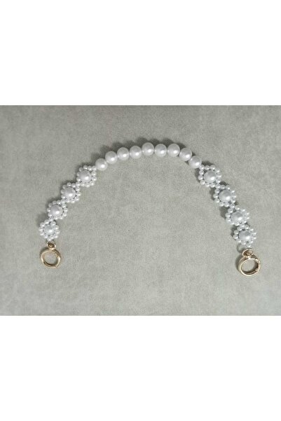 hobi duragı Geantă din perle turnate cu model floral de 43 cm - mâner-SINGUL