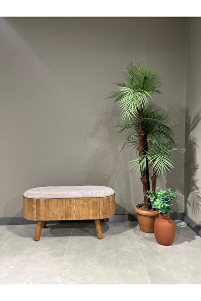 Aberteka Becca Venge Ahşap Kül Gri WellSoft Ahşap Ayak