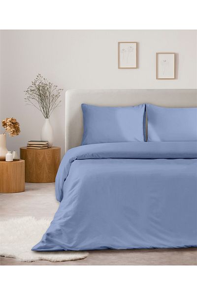 Evim Set cuvertură de pilota Akfil 100% bumbac 160x220 cm albastru