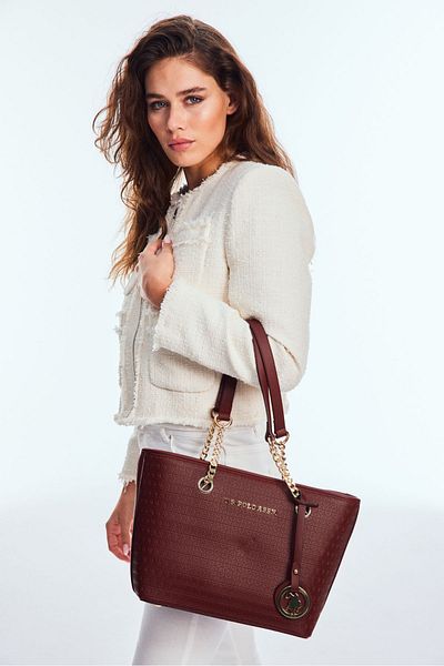 U.S. Polo Assn. Geanta de umar Rosie Claret pentru Dama - Us8623 Online Exclusiv