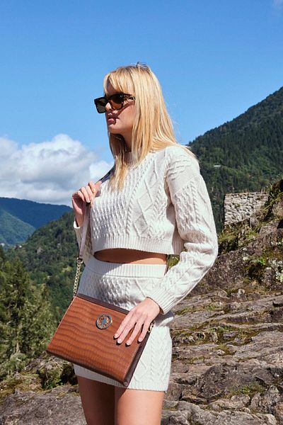 U.S. Polo Assn. Geantă Messenger pentru femei Taba - Exclusie online Us8627