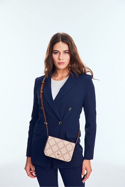 U.S. Polo Assn. Geantă Messenger de damă bej - Us8648 Online Exclusiv