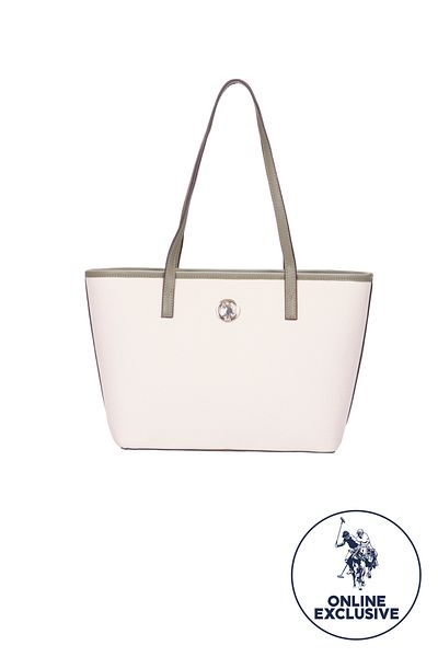 U.S. Polo Assn. Geantă de umăr pentru femei Tas-a.khaki - Us3075 Online Exclusive