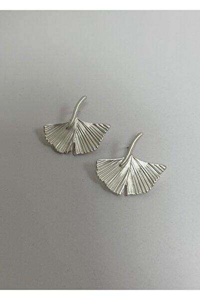 KİLİGİSTANBUL Matte, Tolded, Deformed Earring 3 cm