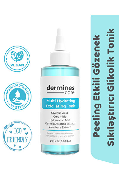 Dermines Peeling Etkili Gözenek Sıkılaştırıcı ve Canlandırıcı Aydınlatıcı Gli...