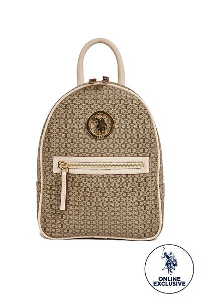 U.S. Polo Assn. Rucsac de damă Us8011 Model Mink-bej - Exclusiv online