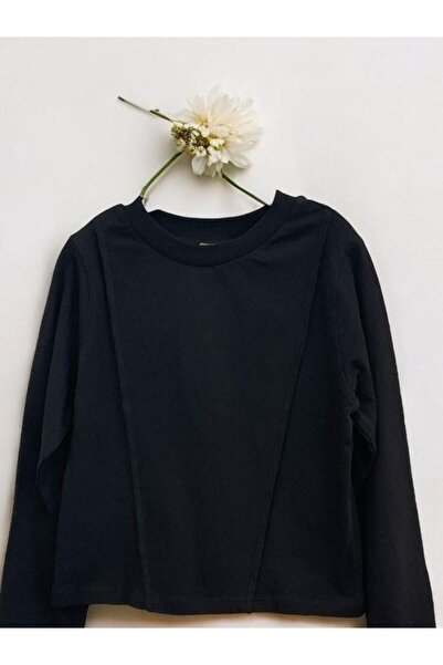 Çikoby Дівчача базова в'язана коротка блуза