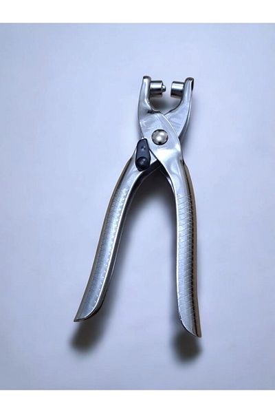 Natural Leather Plastic Piercing Set of Two - Belt and Rivet Pliers