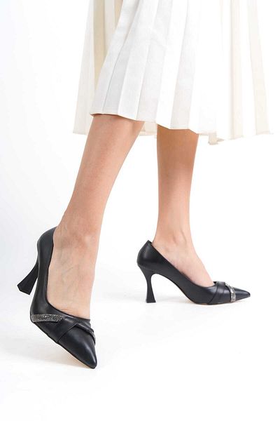 DS AYAKKABI Women's Heeled Engagement Evening Dress Shoes
