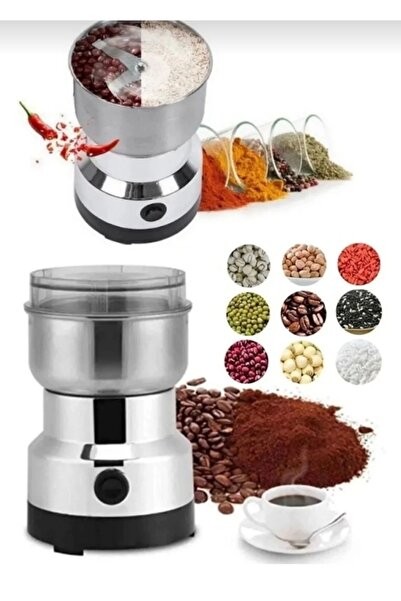 TACOO Grinder Elektrikli Paslanmaz Çelik Kahve Keten Tohumu Baharat Öğütücü B...