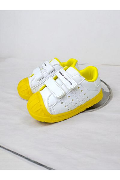 PATİK BEBE UNISEX BEBE FETĂ BĂIAT ALB GALBEN CULOARE TALPA ORTOPEDICĂ PANTOFI SPORT UȘORI ȘI FLEXIBILI