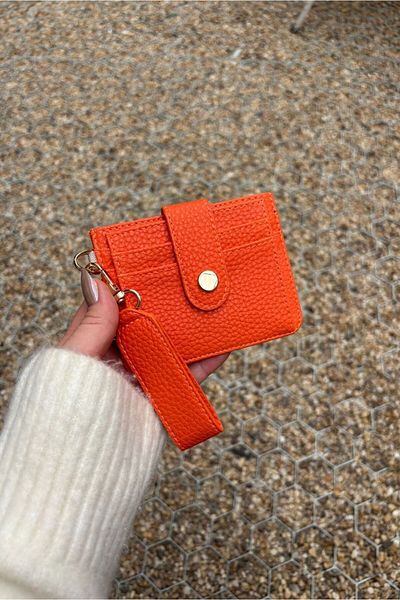 Yuka Atelier Portofel minim Velina cu breloc și detaliu suport card