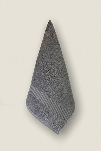 Ellaline Набір з 2 рушників для рук і обличчя 100% бавовна Сертифікований рушник для голови | Кухня | Весільний набір 50x90 см Сірий