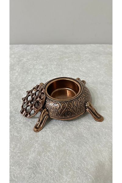 USD HOME Ash Dish Ashtray with a Grid of Copper Legs with a Reduction