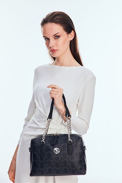 U.S. Polo Assn. Us24597 Geantă de umăr pentru femei model neagră