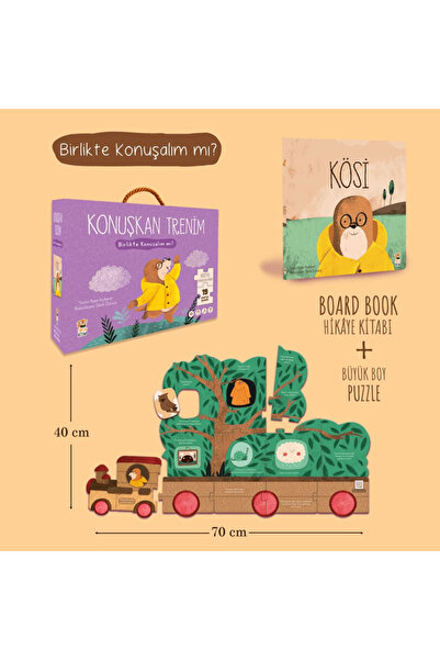 Sincap Kitap Kösi- Konuşkan Trenim / Ayşe Aydemir / Sincap Kitap / 9786258082852