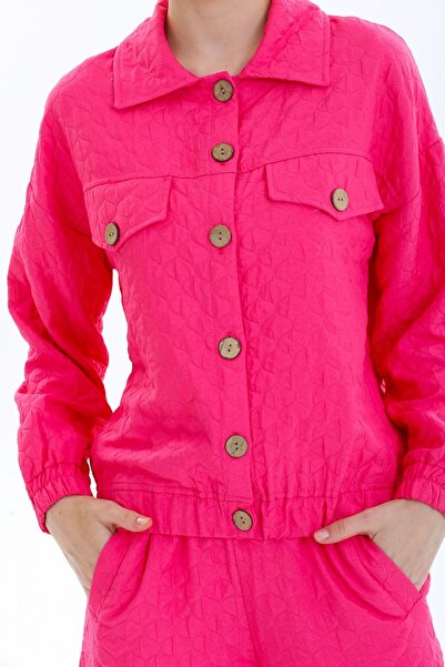 Reji Κοντό πουκάμισο με διπλή τσέπη και ελαστική μέση