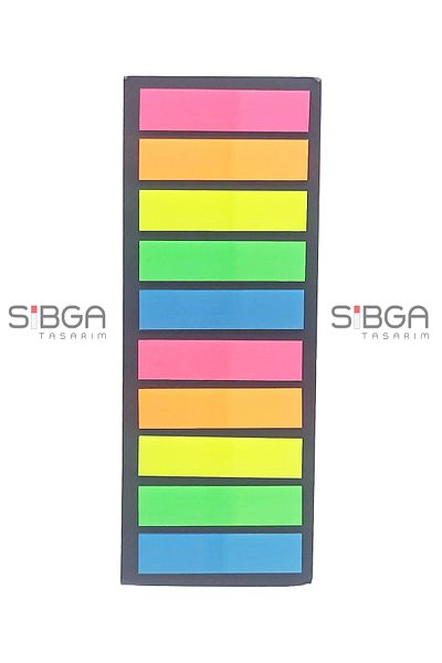 sibga tasarım Transparent Colored Postit Post-it Post It.Bookmark Bookmark Postit Sticker Note Paper 200 Sheets