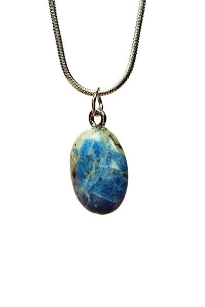 Royaleks Handmade Necklace with Sodalite Natural Stone Chain End: 1.5 cm Chain: 20 cm Boxed