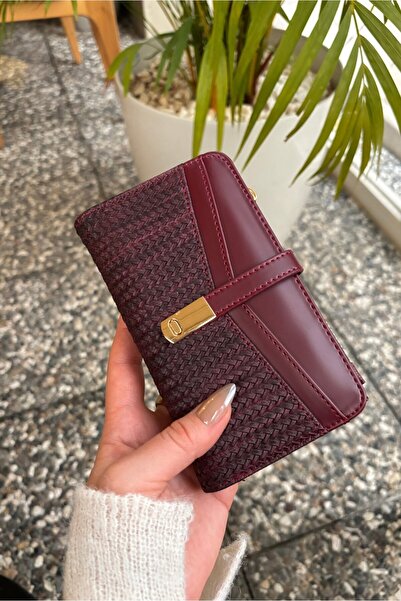 Yuka Atelier Peněženka z umělé kůže s texturovaným designem