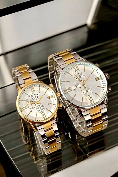 Doğaltaş Çelik Kordonlu Paslanmaz Ipc Kaplama Lüx Spor Metal Sevgili/Çift Kol...