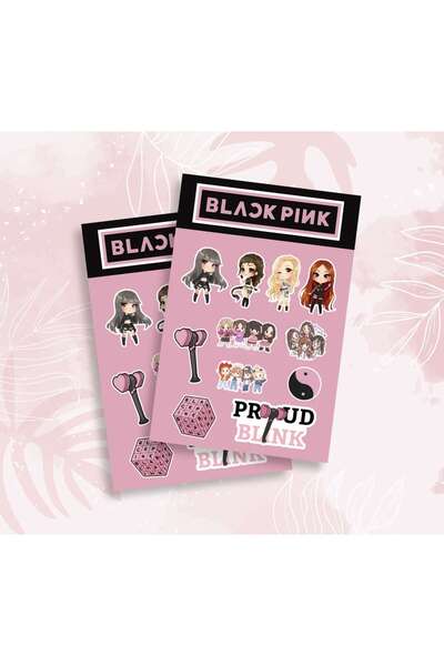 HEDİYENE BAK Blackpink 12'li Macbook Notebook Tablet Telefon Ajanda Laptop Defter Sticker Seti
