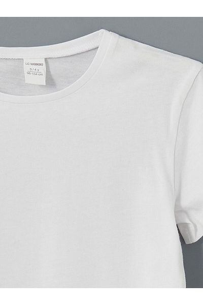 LC Waikiki Tricou pentru fete de bază cu gât crew de sezon nou - S5G252Z1