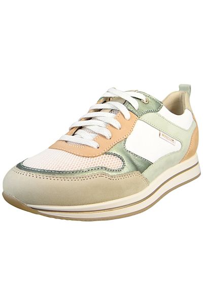 Mephisto Damen Low Sneaker Lydie Air Low Top L6759 P5144410 Mehrfarbig Nude Leder
