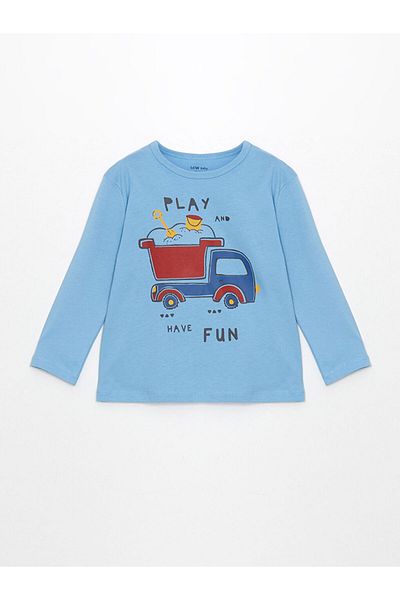 LC Waikiki LCW baby Crew Neck Baby Boy Pajamas Set