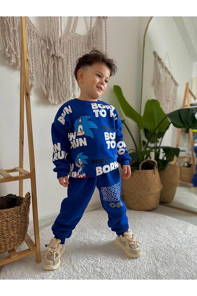 JELİBOOM Sonic Organic Cotton Boys' Tracksuit Set