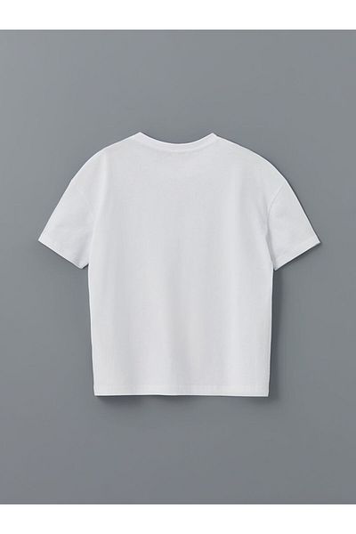 LC Waikiki Tricou pentru fetiță cu imprimeu anime LCW Kids Crew Neck