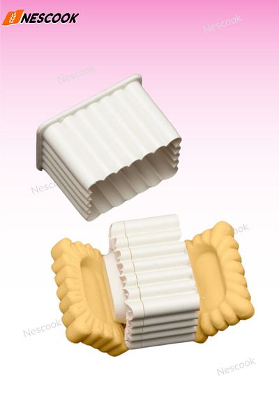 nescook Double-Sided Rectangular Cutter - Jam, Presser and Cookie Mold Halva Cut