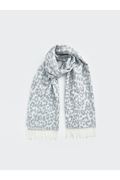 LC Waikiki MG TREND'EN Bej Leopar Desenli Kadın Atkı