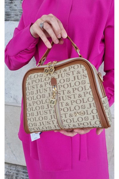 Just Polo Women's Adjustable Long Strap Hand and Shoulder Bag Tm1137