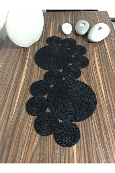 Naspar Față de masă multifuncțională Black Runner (75/34) Fabricată în întreg...