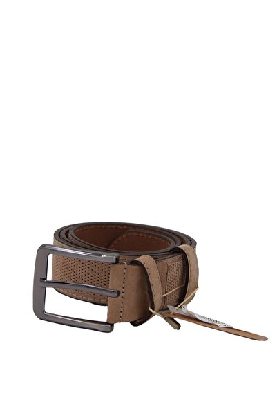 KEMERBANK 117 Чоловічий шкіряний ремінь - ВІЗОН ПУНКТОВИЙ