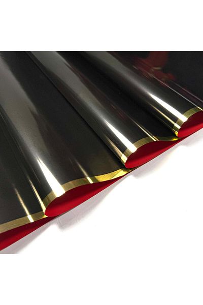 weloveis Black and Red 55X55Cm Gold Leaf Frame - 10 Sheets