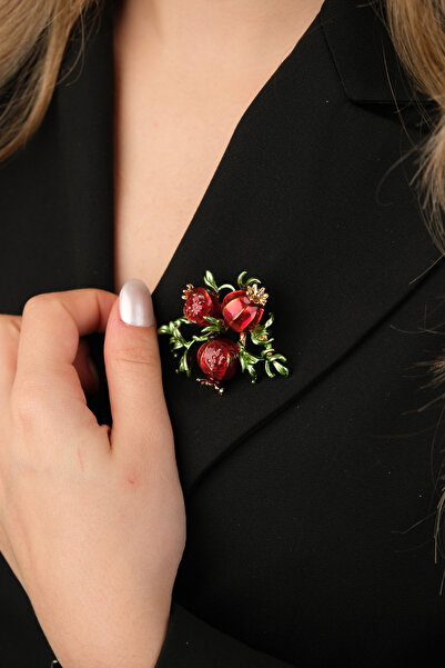 çildan Çildan Womens Yılbaşı Koleksiyonu Bereket Narı Broş