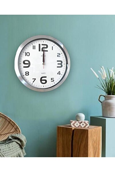 Revello Chrome 35X35 Wall Watch Modern Design Large Size from the Watchwards Home