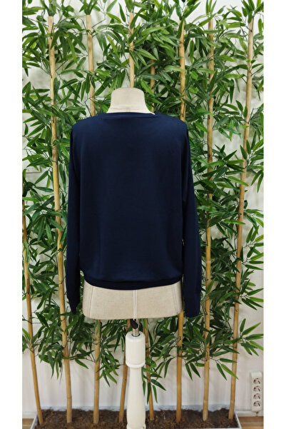 Moda Ebrar Nnstartshopping Women's New Year Special Long Sleeve Crew Neck Viscose Two Thread Blouse