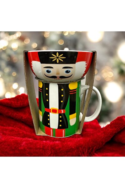 Tohana Happy New Year Porcelain Mug and Bowl Set | 320 ml Mug & 11 cm Bowl